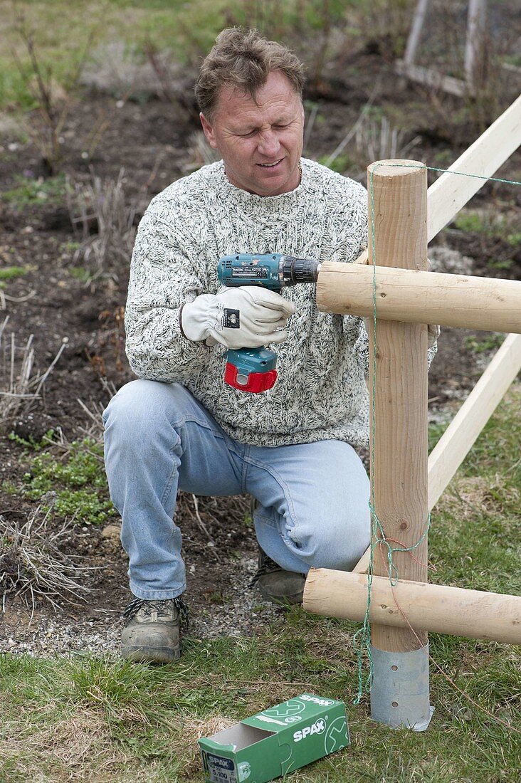 Build garden fence