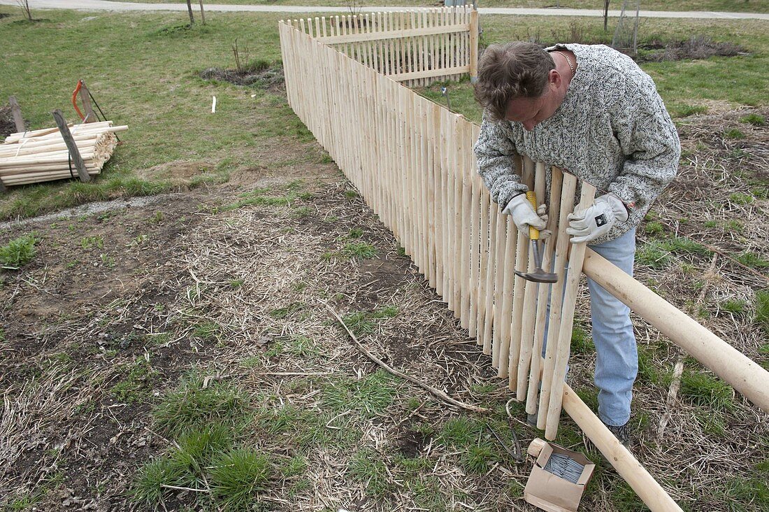 Gartenzaun bauen