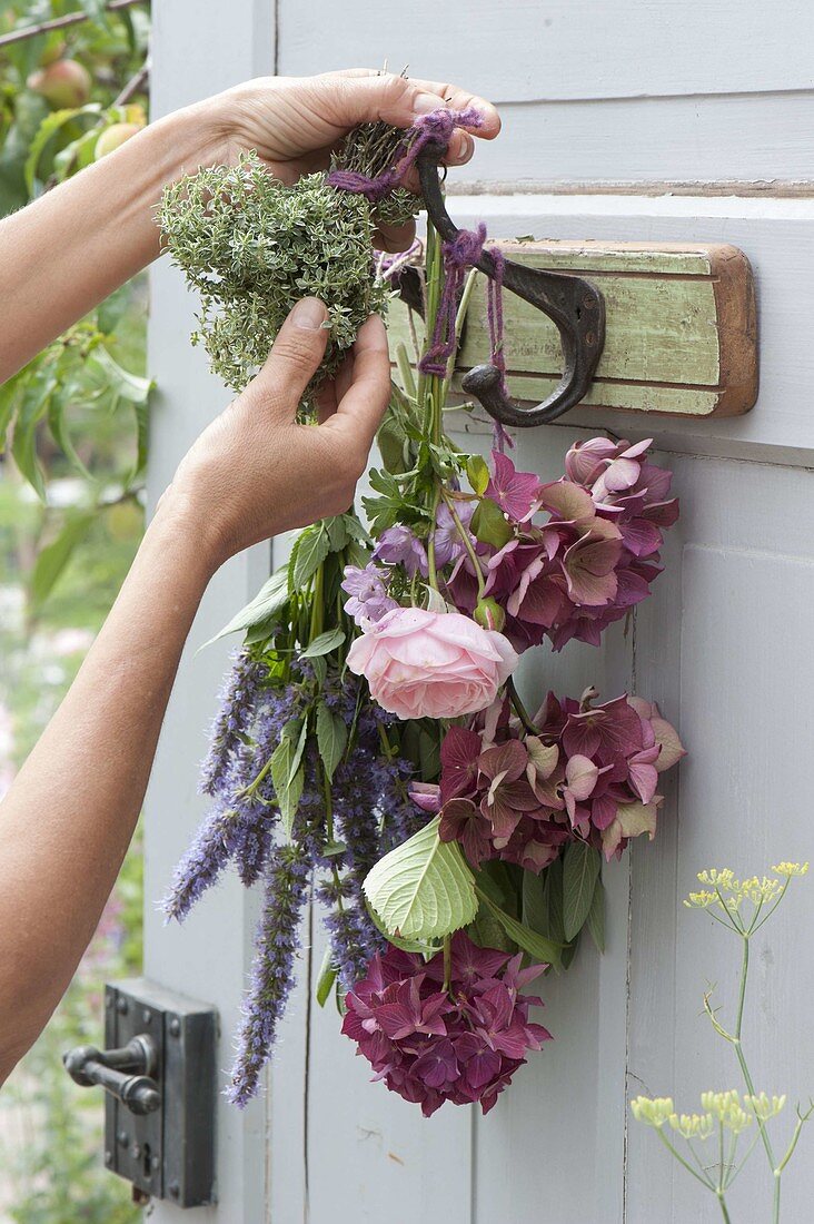 Dry flowers and herbs