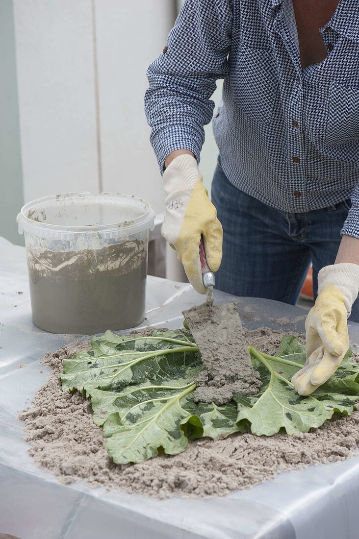 Make your own stepping stones for the garden