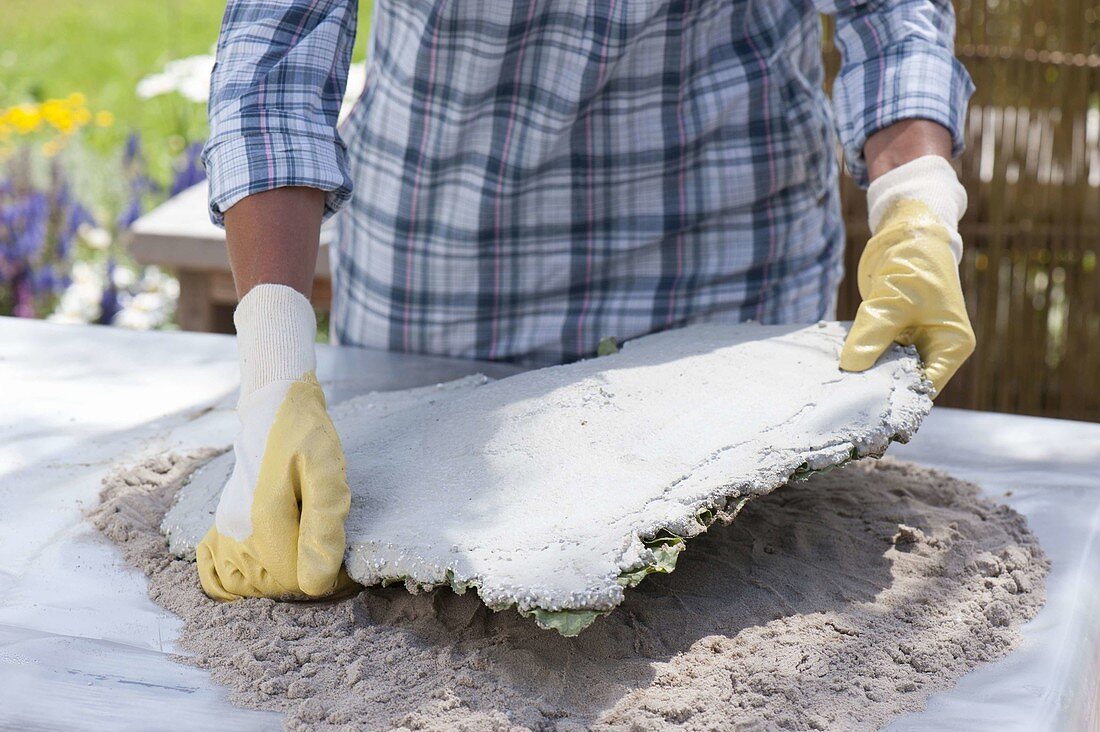 Make your own stepping stones for the garden