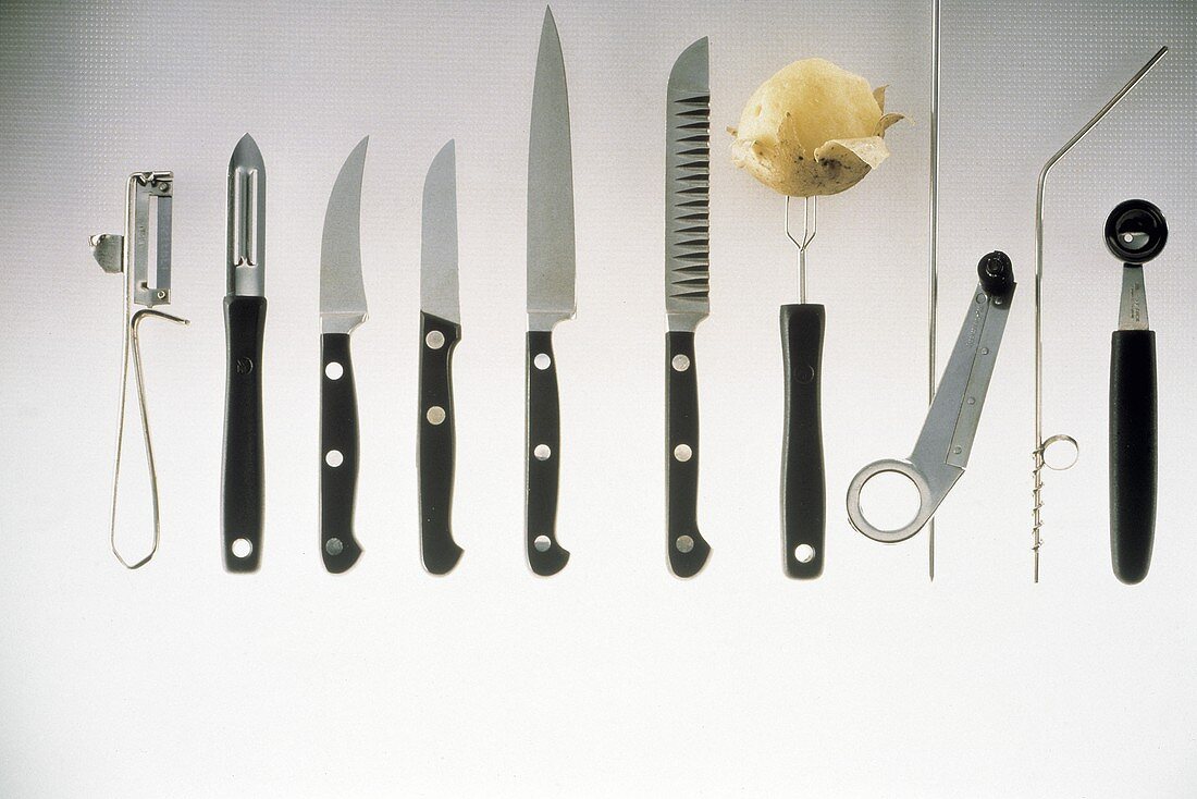 Assorted Knives and Utensils
