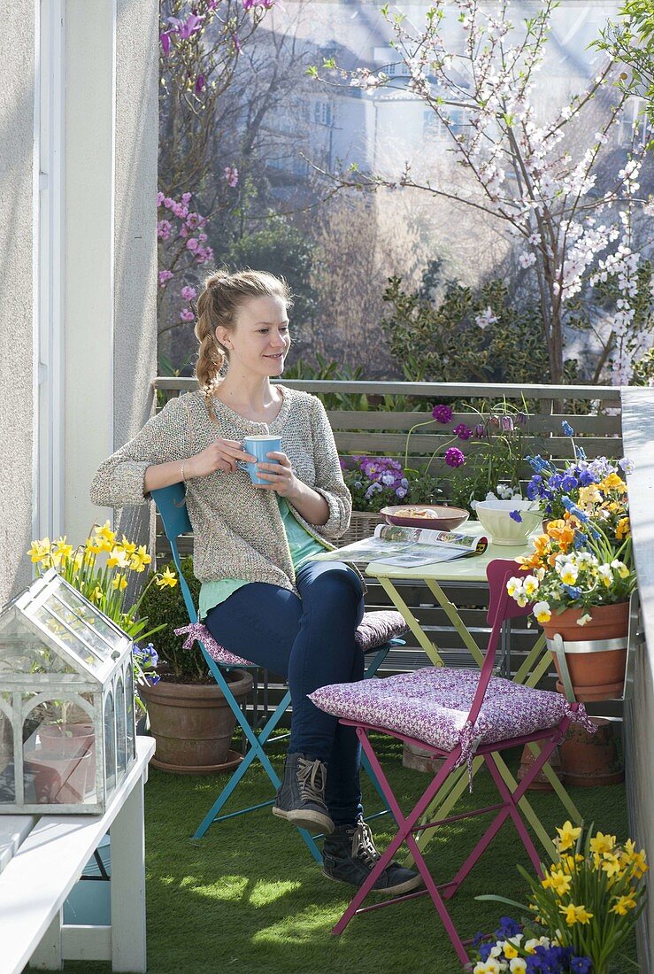 Balcony through the seasons