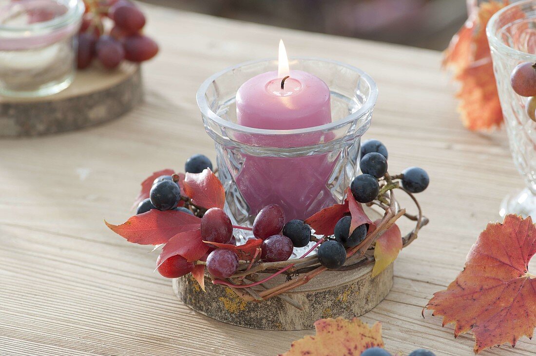 Grapes table decoration