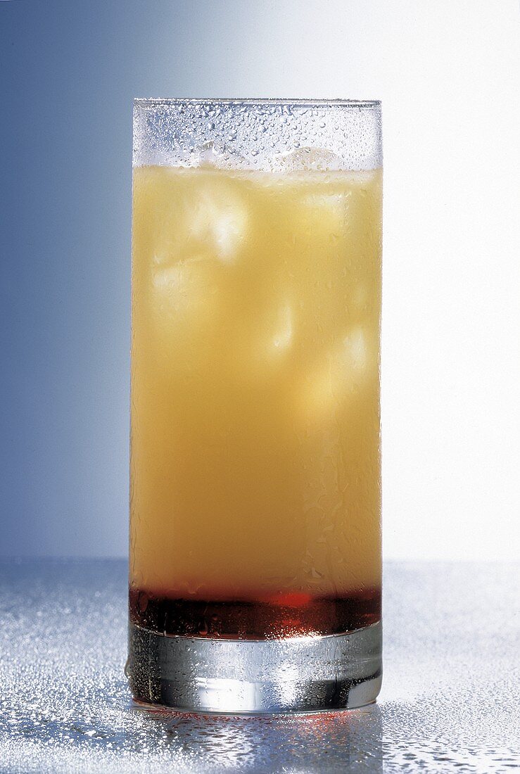 Orange Pernod Cocktail in a Glass