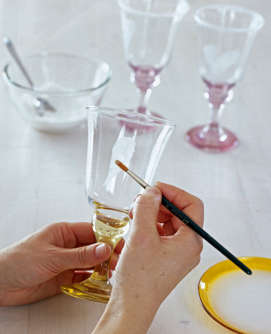 Glass decor out of sugar