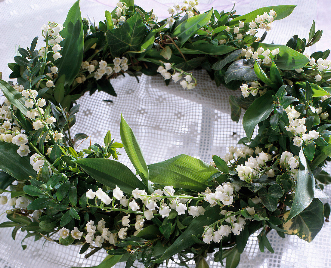 Wreath with Convallaria (Lily of the Valley)