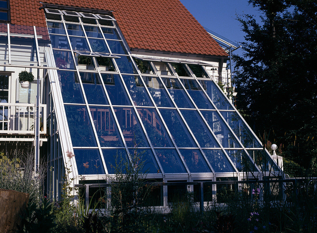 Winter garden from outside