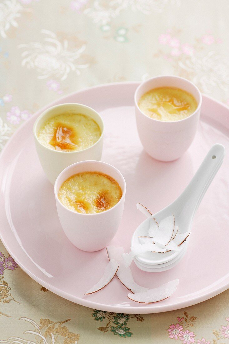 Creamy Ginger and Coconut Pots