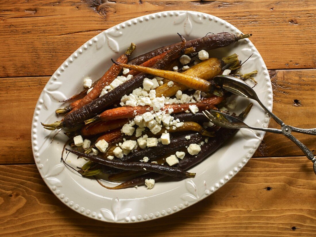 Different coloured carrots for Thanksgiving (USA)