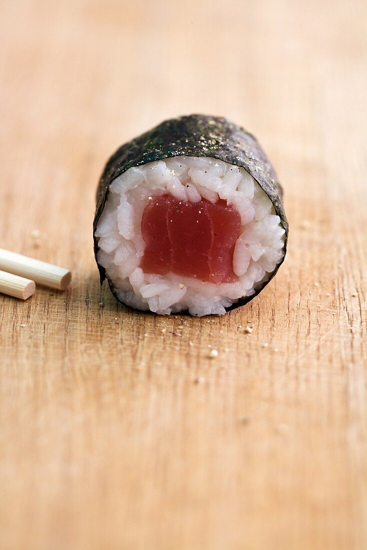 Tuna Sushi on Dish