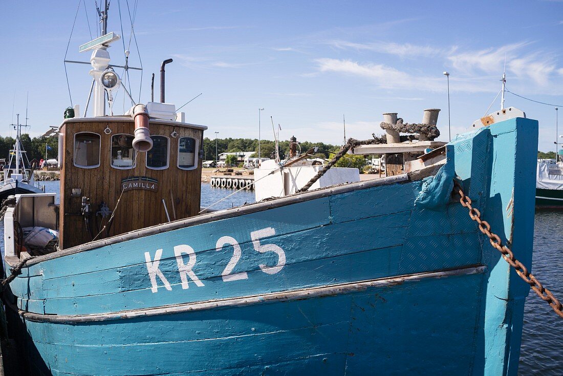 A fishing boat on the island of Öland, southern Sweden