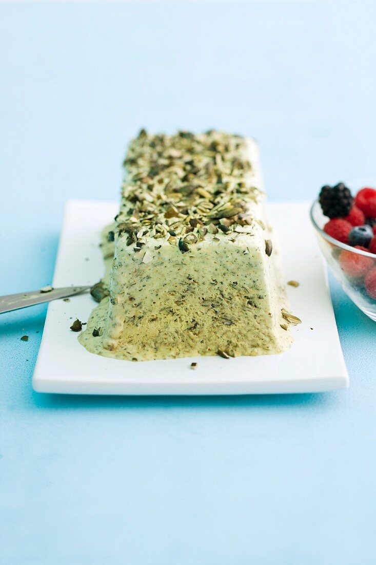 Pumpkin seed parfait