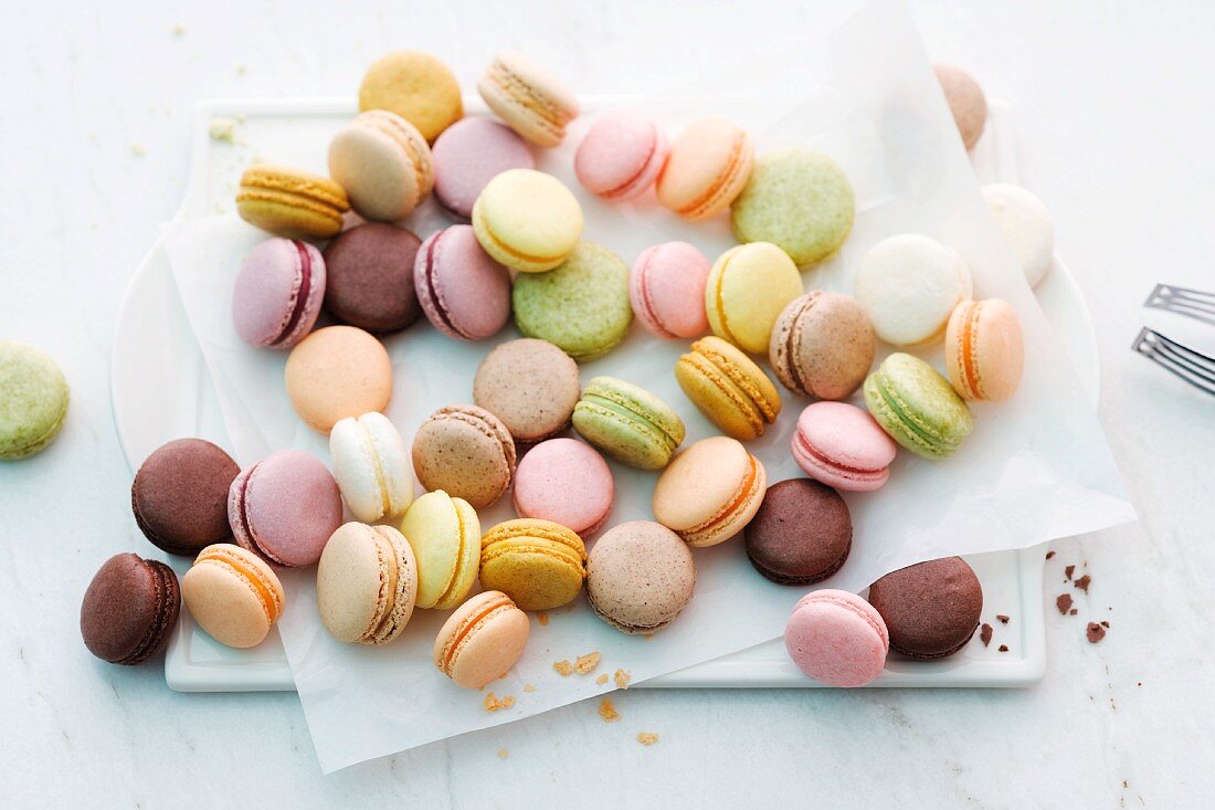 Verschiedene Macarons