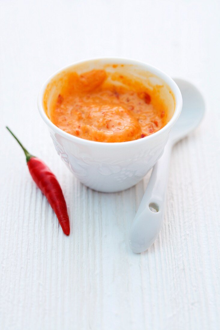 Chilli pepper mayonnaise