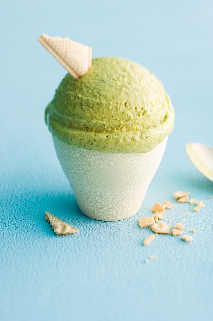 Pistachio ice cream