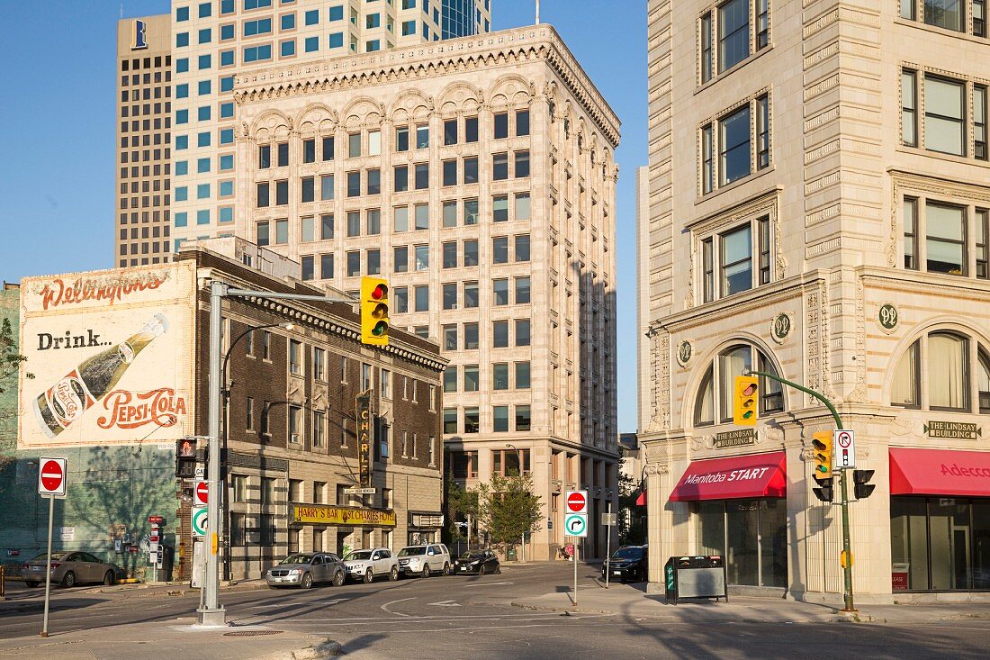 Exchange District, Winnipeg, Provinz Manitoba, Kanada