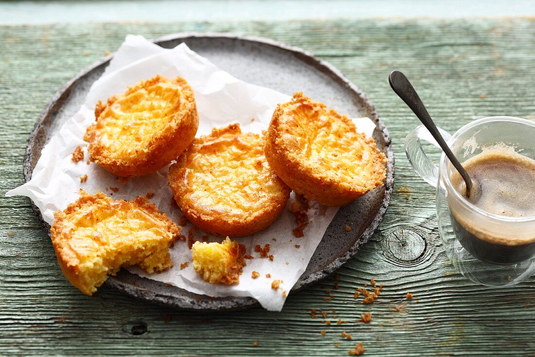 Bretonischer Mini-Butterkuchen zum Kaffee