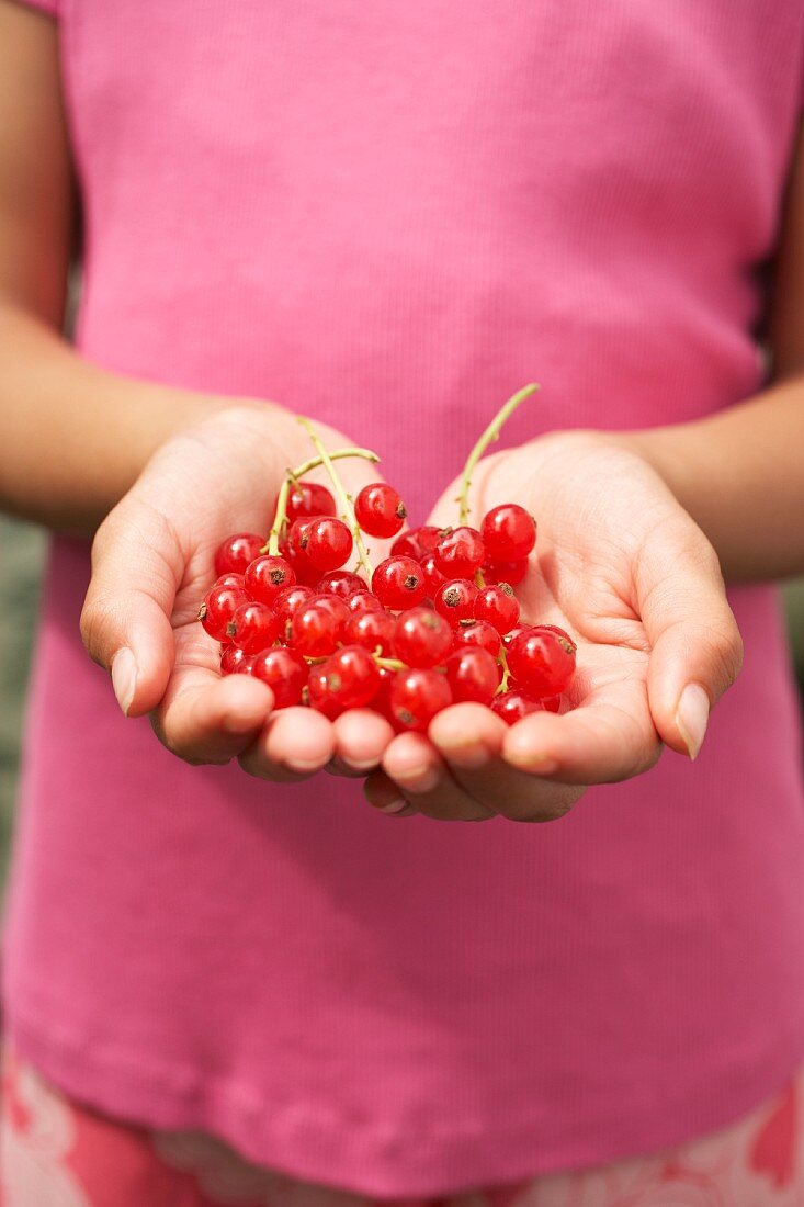 Girl Holding Berries
