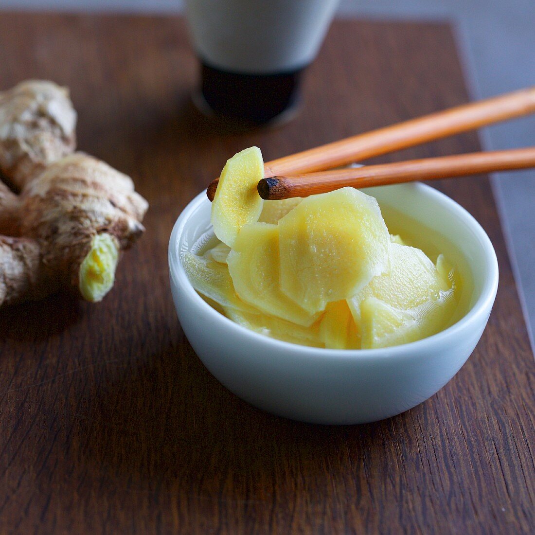 Selbst eingelegter Ingwer für Sushi (Gari)