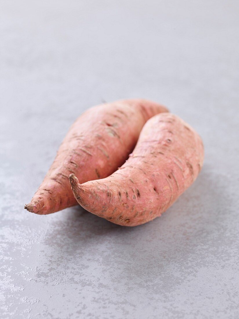 Two sweet potatoes