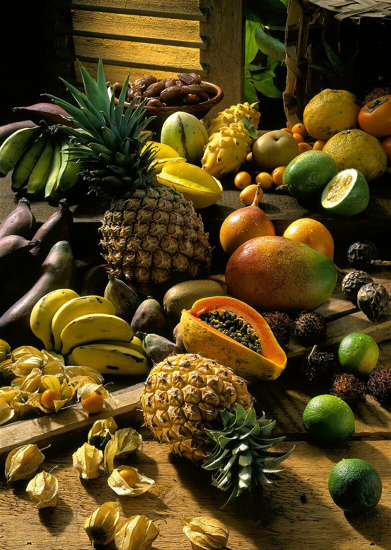 Exotic Fruit Still Life