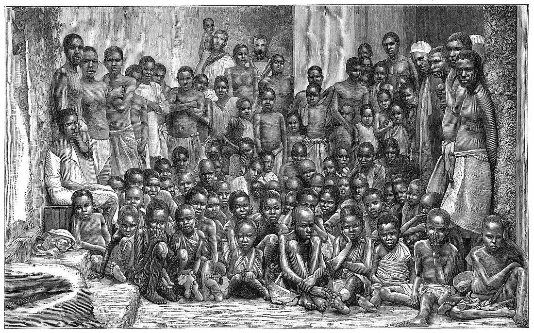 African Arab slave trade, 1884