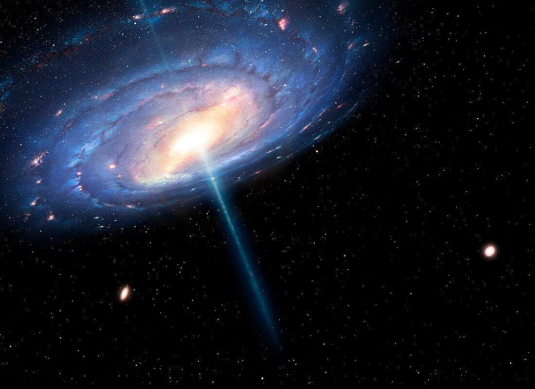 The Milky Way as a Quasar