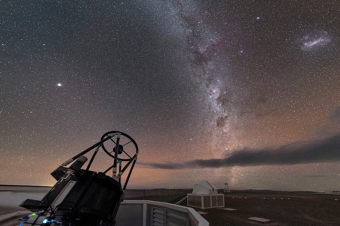 Milky Way over Paranal Observatory, Chile