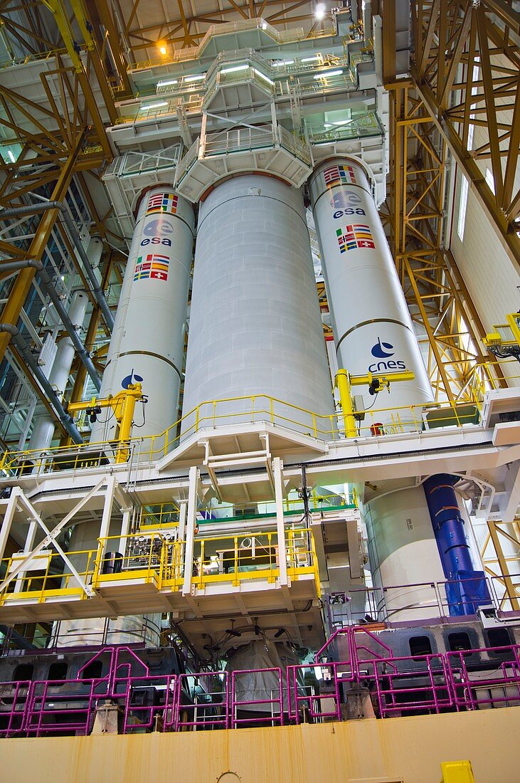 Ariane 5 launcher integration building