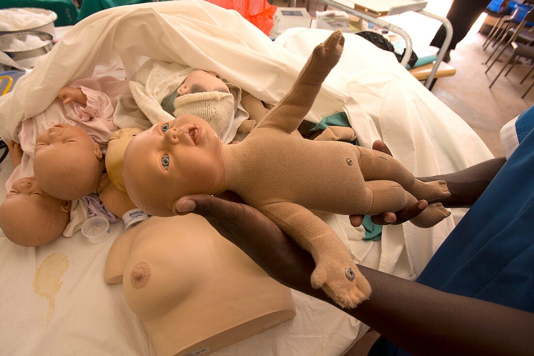 Obstetrics training in a hospital
