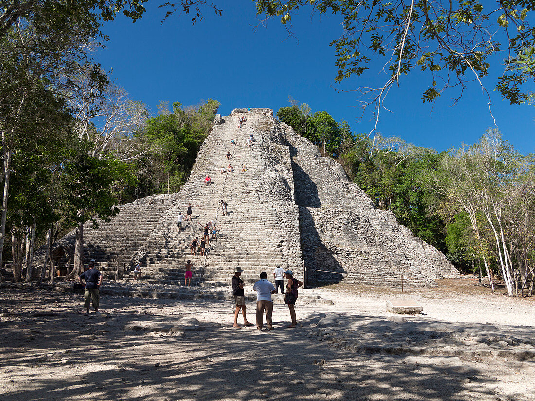 Coba Mayan pyramid, Mexico