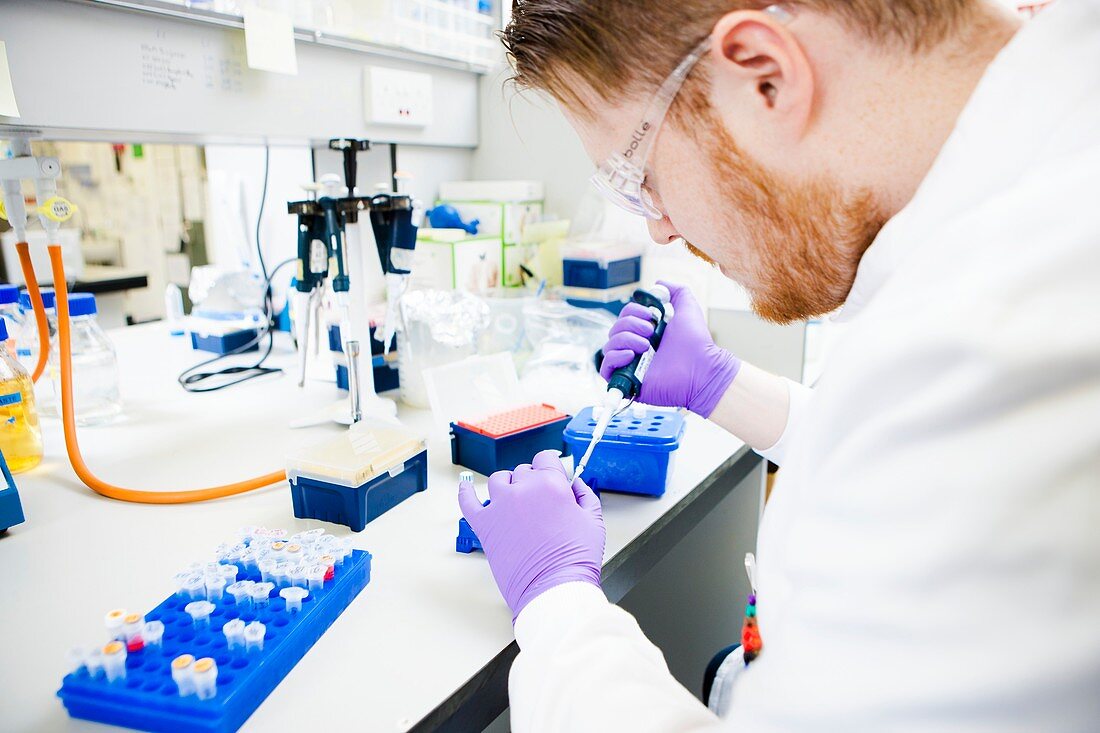 Pipetting DNA samples