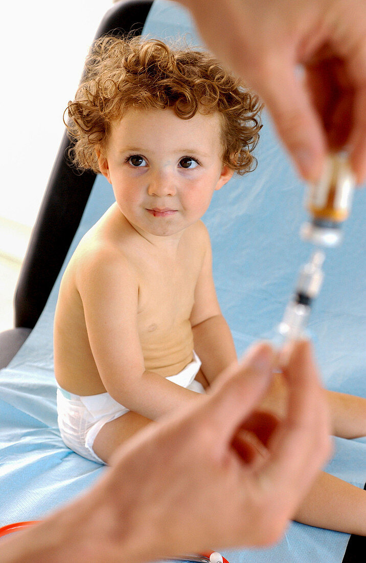 Vaccination of baby