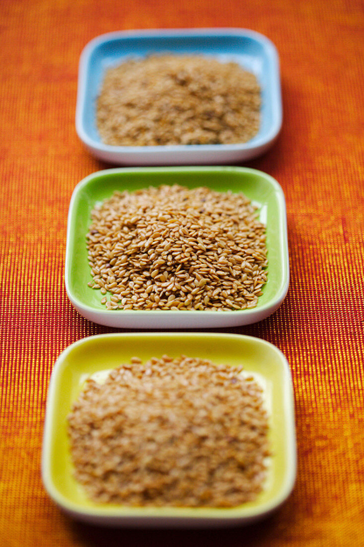 Golden flax seeds