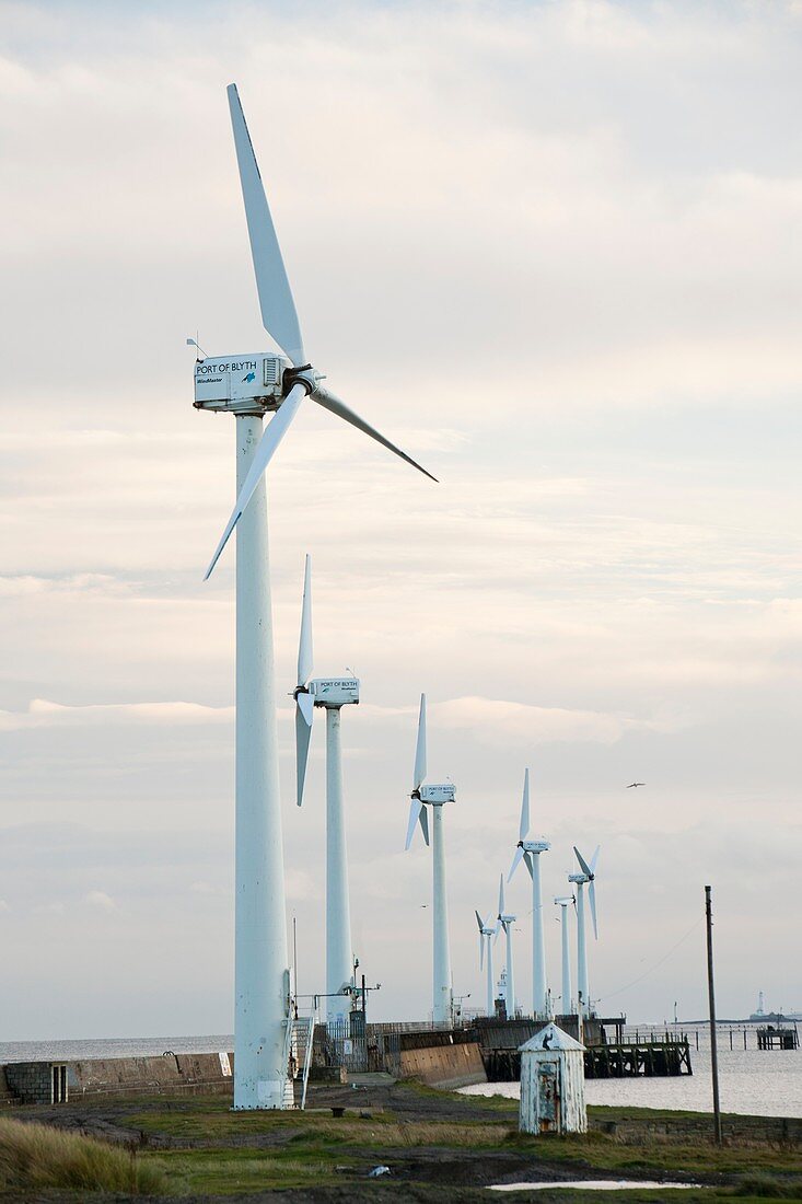 Wind turbines,Blyth,UK