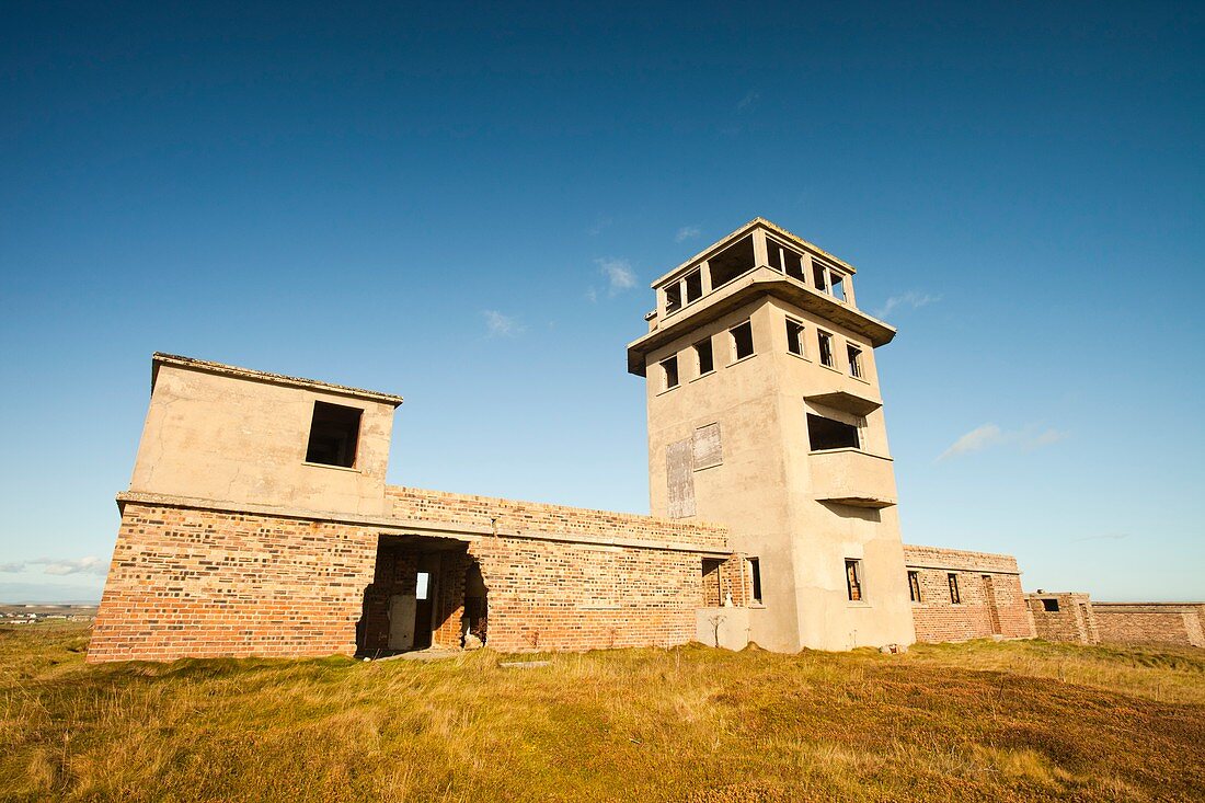 Watch tower for a gun emplacement