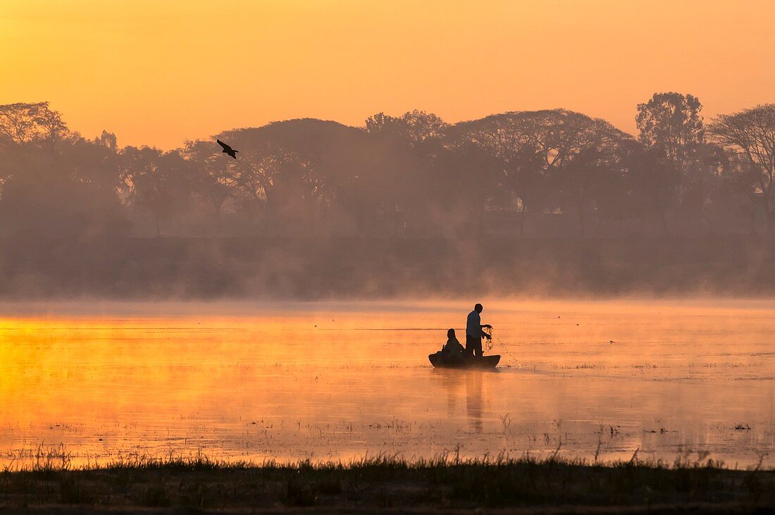 Fishing at dawn
