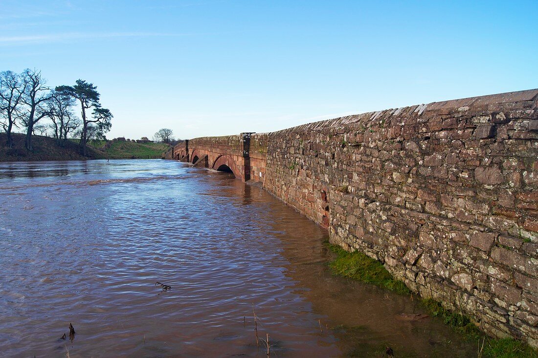 River Eden flooding