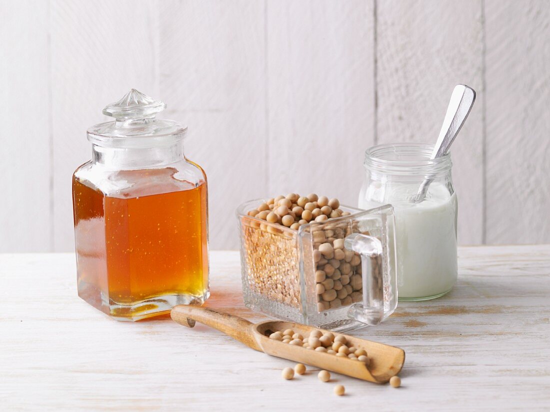 Honig, Smoothie und Joghurt (Inhaltsstoffe von Almased)