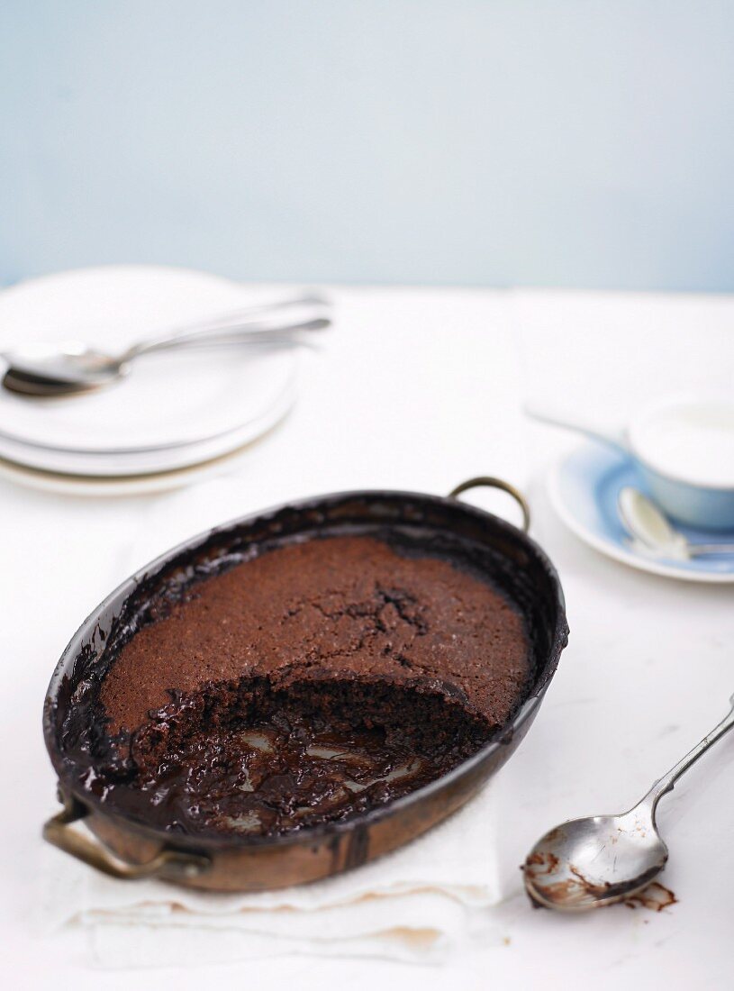 Chocolate Self-saucing Pudding