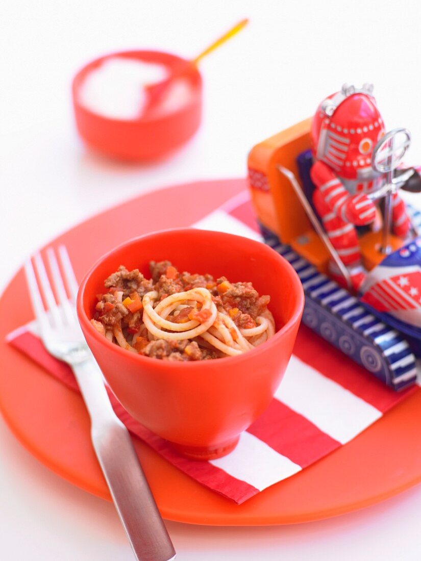 Kinder Spaghetti Bolognese