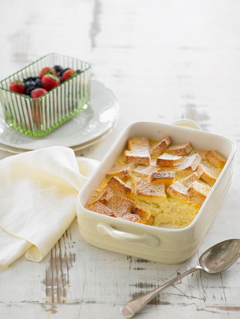 Glutenfreier Brot- und Butter-Pudding