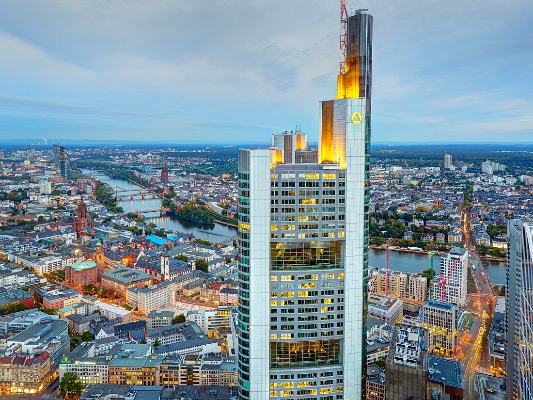 Die Commerzbank, Frankfurt am Main, Deutschland
