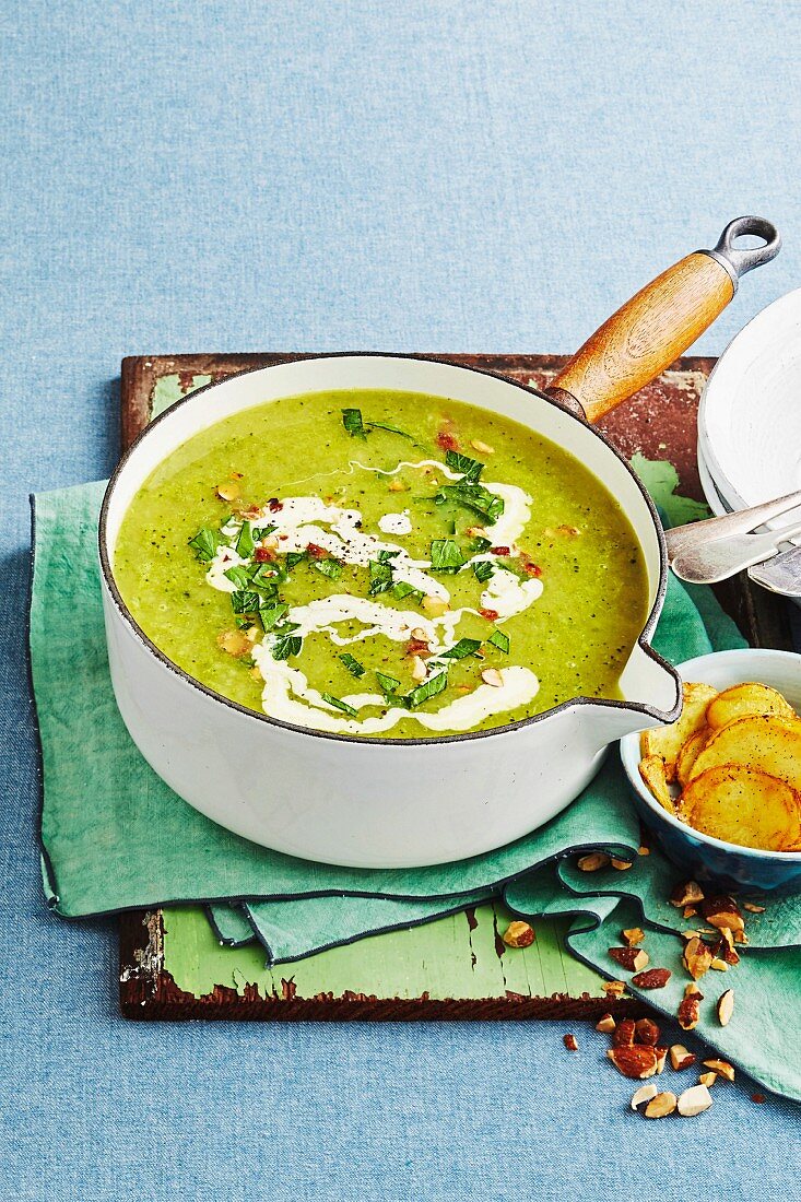 Broccoli & potato soup