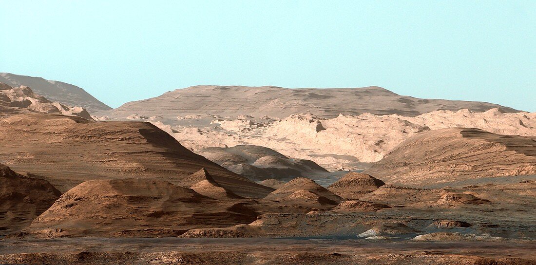 Mount Sharp,Mars,Curiosity image