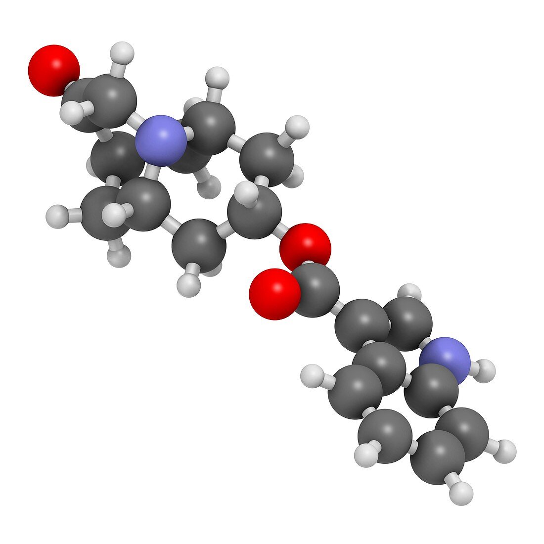 Dolasetron nausea drug molecule