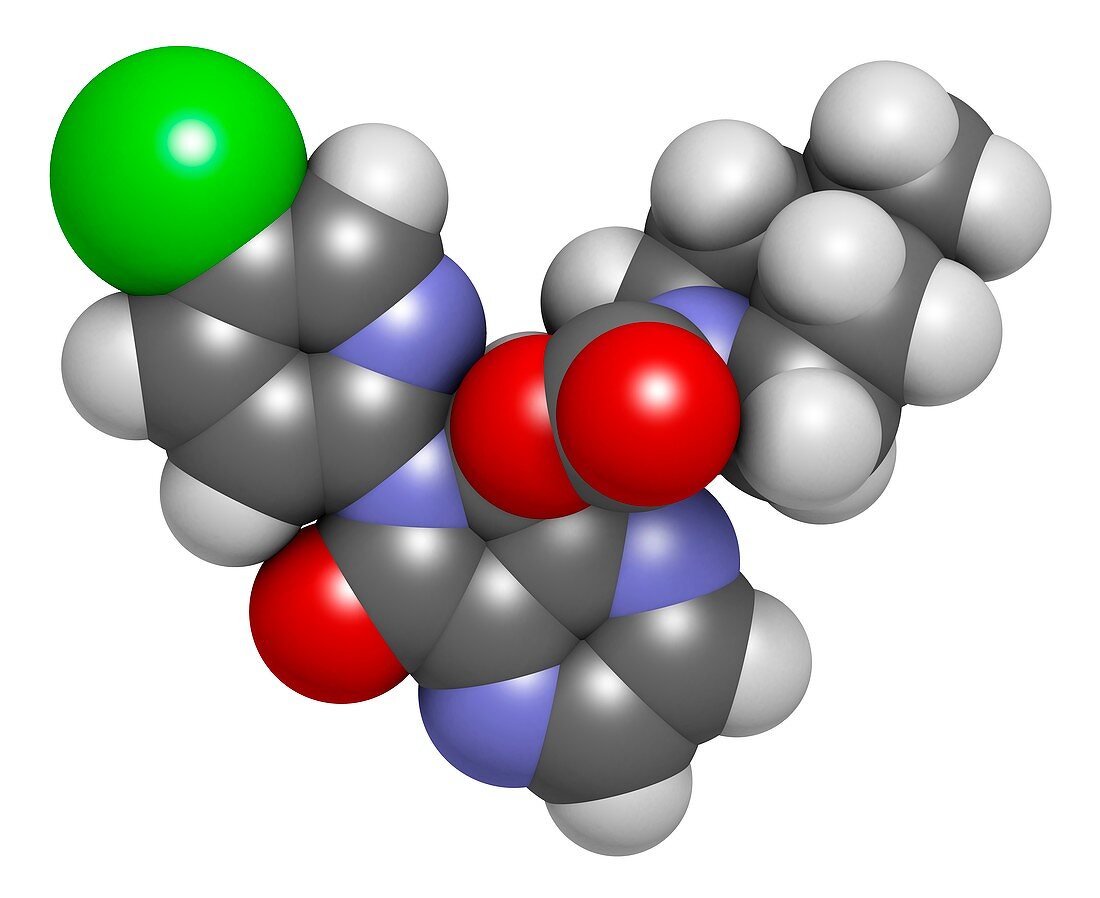 Eszopiclone hypnotic drug molecule