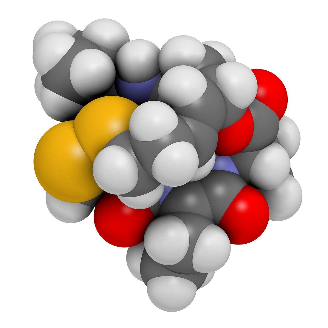 Romidepsin cancer drug molecule