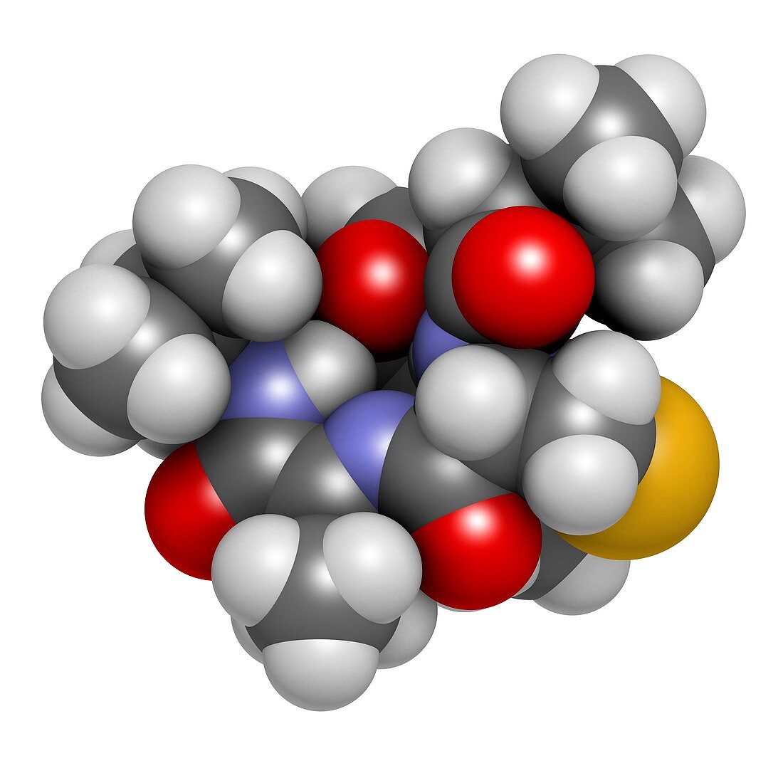 Romidepsin cancer drug molecule